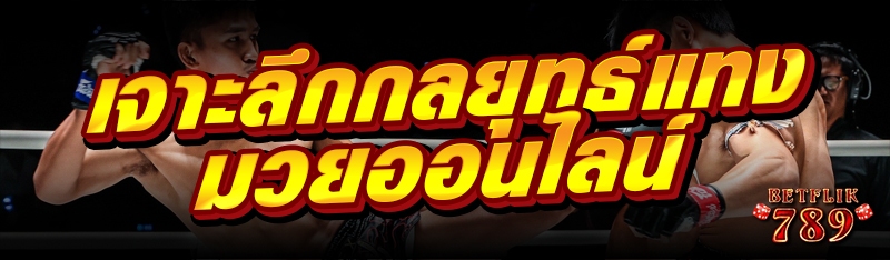 เจาะลึกกลยุทธ์แทงมวยออนไลน์